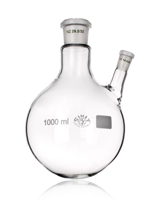 Flask distilling round bottom