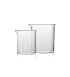 Plastic Beakers - TPX - Low form - Large volume