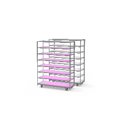 'Leaf Carrier' plant growth racks