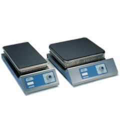Rectangular hotplates "Combiplac" with adjustable temperature up to 400 degree Celsius