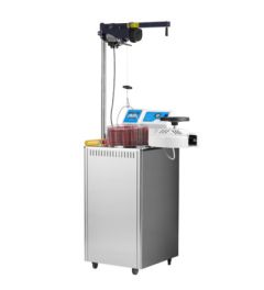 basket crane with an electric motor for vertical autoclave