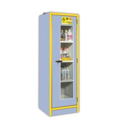 Tall cabinet, 1 glass door 34 Gal.