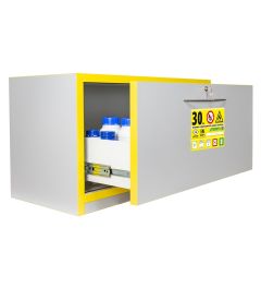 Under-bench cabinet, 2 drawers