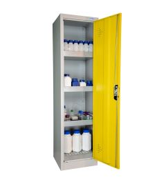 1 door high cabinet-Yellow door