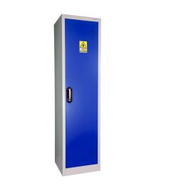 1 door high cabinet-Blue door