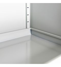 Additional retention shelf/tank for 1 door cabinet