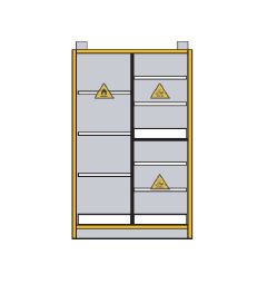 Tall cabinet, 2 doors 68 Gal.
