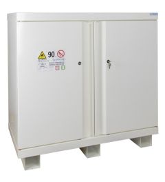 Fire-proof safety cabinet 90 min WC 2 doors 2 comp.