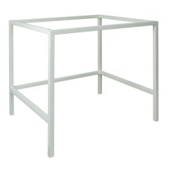 Tubular table with feet for model H09