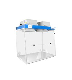 Fume hood ref H12+2 Filtration module+2-Hand passage