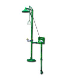 Safety station pedestal mounted-hand operating