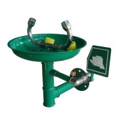 Eye-wash-Wall mounted, hand operating, ABS bowl