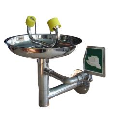 Eye-wash-Wall mounted, all SS