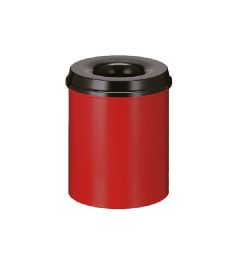 Safety dustbin 18L-Red black