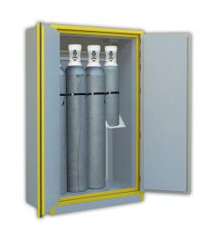 Safety cabinet for gaz bottles-2 doors