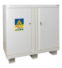 Fire-proof cabin 90 min WC 2 doors for li-ion batt.