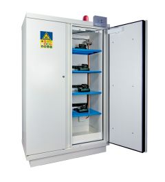 Fire-proof cabin 90 min 2 doors for li-ion equip
