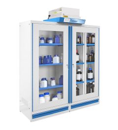 Steel filtering vent cabinet-2 doors-3 compartments