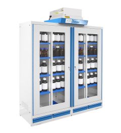 Steel filtering vent cabinet-2 doors-4 compartments