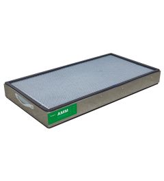 Active coal filter for ammoniac vapors