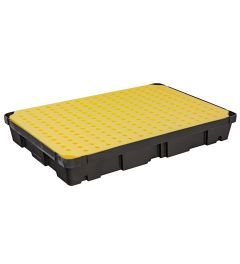 Spill tray 100L-with perforated cover plate
