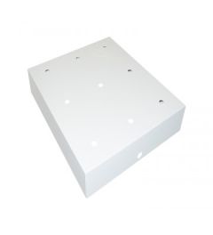 Perforated cover through for safety cabinet