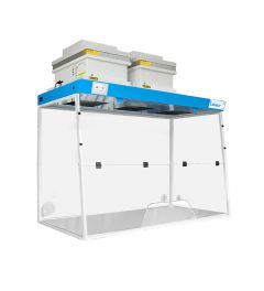 Ductless fume hood H15-Trapeze working open