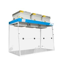 Ductless fume hood H15-Trapeze working open