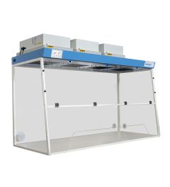 Ductless fume hood H18-Wide trapeze working open