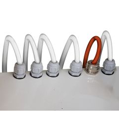 Cable internal in the upper part