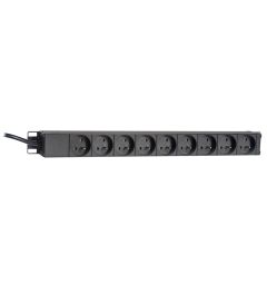 Rack of 9 electrical outlets E
