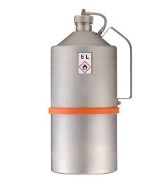 Safety transport can 5l w/ cap 1¼" and flame trap-UN