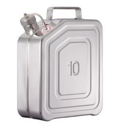 Safety canister 10L w/ screw cap 1½" and flame trap-UN