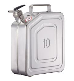 Safety canister 10L w/ self close metering device 1½"