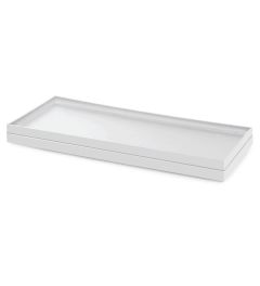 Retention shelf in white PVC for E35