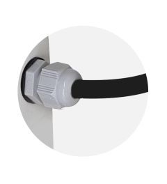 Drilling for 1 cable at lower part