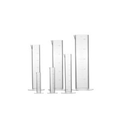 Plastic graduated cylinder - TPX - Short shape