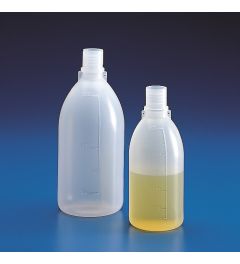 Graduated narrow neck bottles without cap - PE