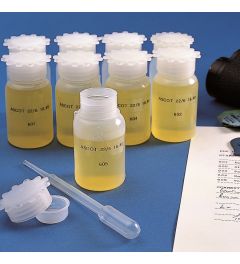 Graduated wide neck bottles series 400 - PE body, PP cap