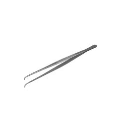 stainless steel potts smiths forceps with curved tip