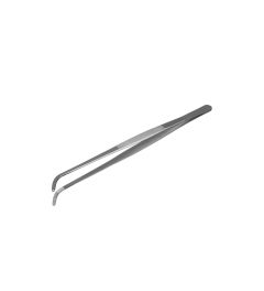 lightweight stainless steel standard forceps with curved tip