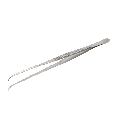 stainless steel brophy forceps with curved tip