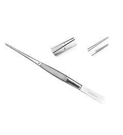 Tissue culture forceps  - Normal tip - 20 cm - With alignment hole - Vandersluys