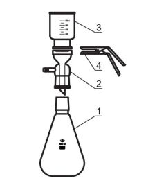 Conical retort 1000 ml NZ 34/35