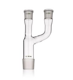 Adapter multiple with two necks parallel SJ 29/32 SJ1 45/40 225mm