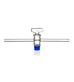 Stopcock straight-bore 2.5mm with glass key NZ 12.5