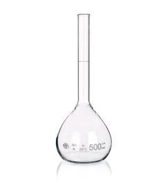 Volumetric flask with rim without stopper Class A