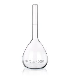 Volumetric flask with rim without stopper Class B