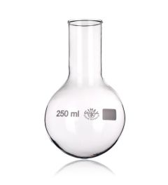 Flasks round bottom, narrow neck with rim