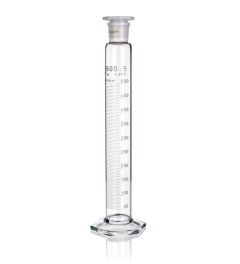 Grad cylinder with SJ and glass stopper